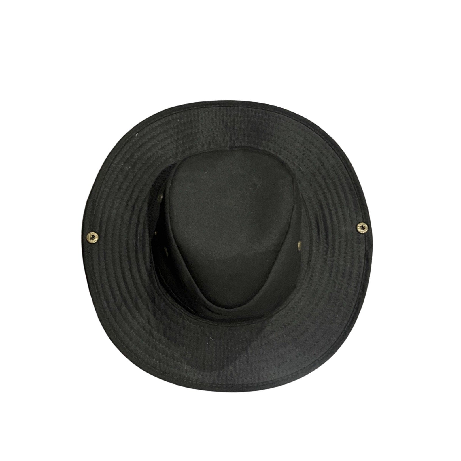 Boonie Hat Aussie Black Flip Brim Ventilation Camp Safari Outdoors Sun Hat NWOT