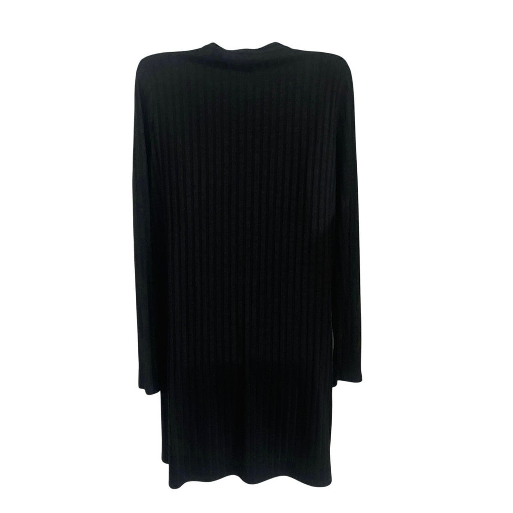 Calvin Klein Jeans Long Ribbed Open Front Cardigan SZ M Lagenlook Career Casual