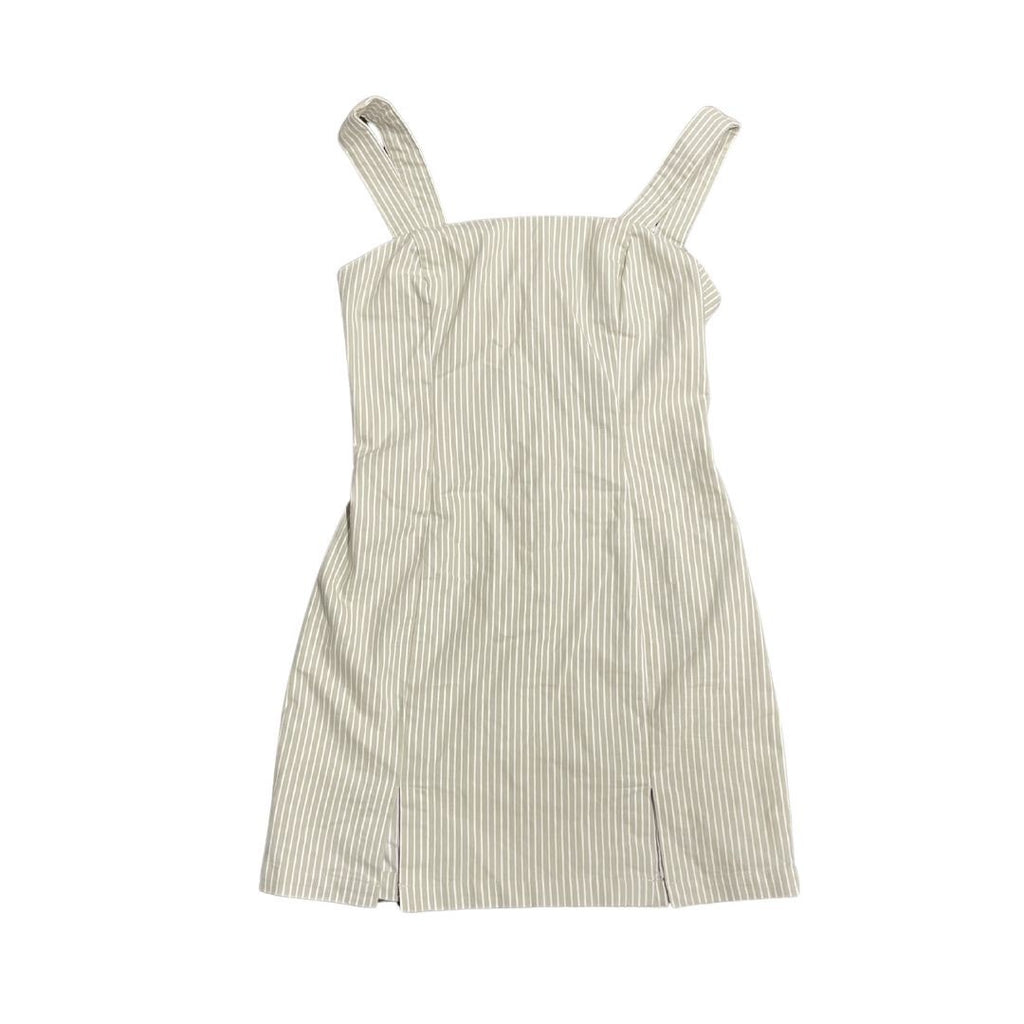 Forever 21 Green and White Striped Mini Dress Size Small NWT Y2K Girlie Flirty