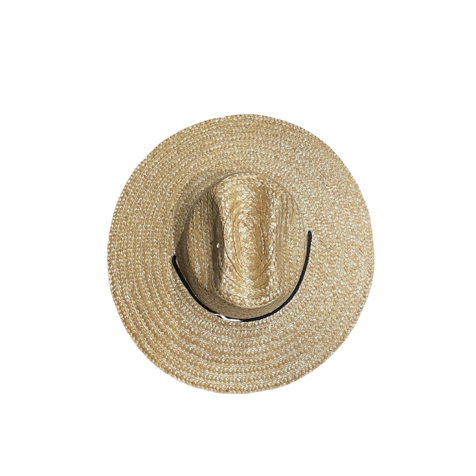 Straw Sun Hat Chin Cord Lifeguard Safari Woven Beach Garden Outdoor