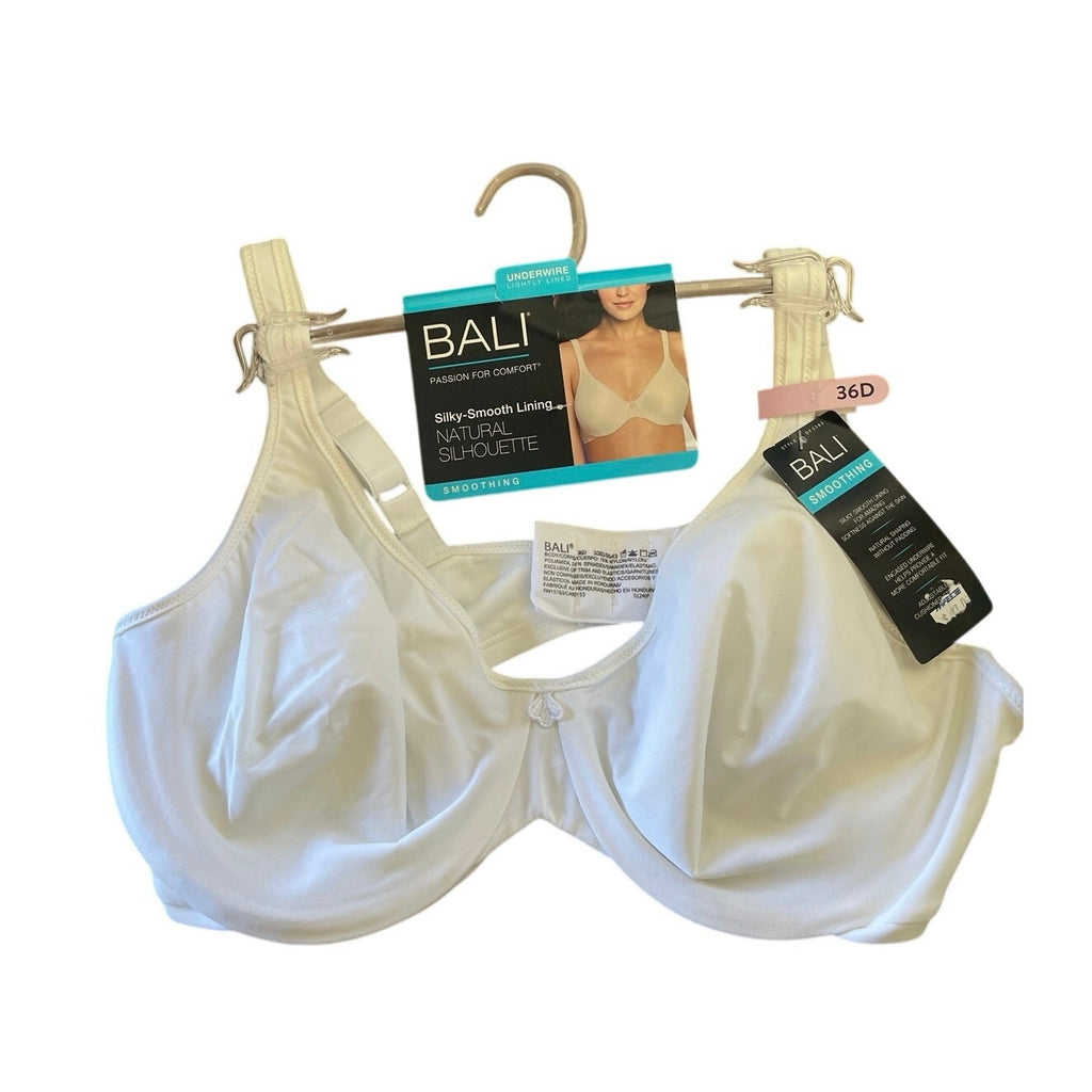 BALI Silky Smooth Lining Underwire Bra Set of Two SZ 36D NWT Intimates Lingerie