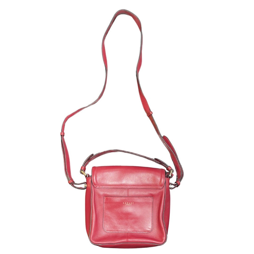 Radley London Dorset Street Quilted Red Leather Crossbody Bag Quiet Luxury