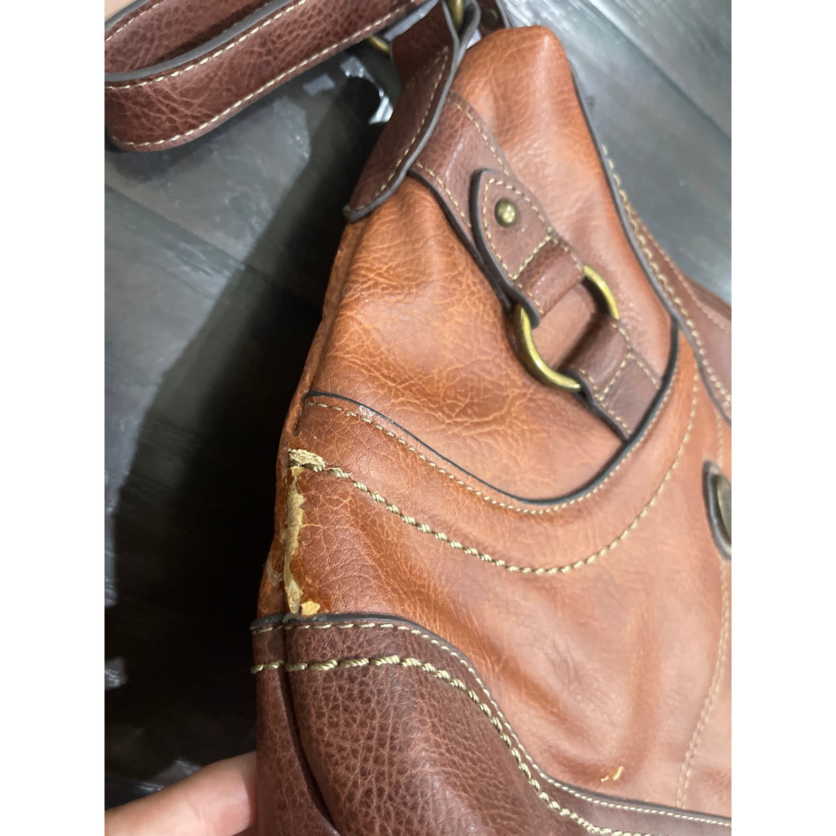 BOC Saddle Shoulder Bag NWT Flaw