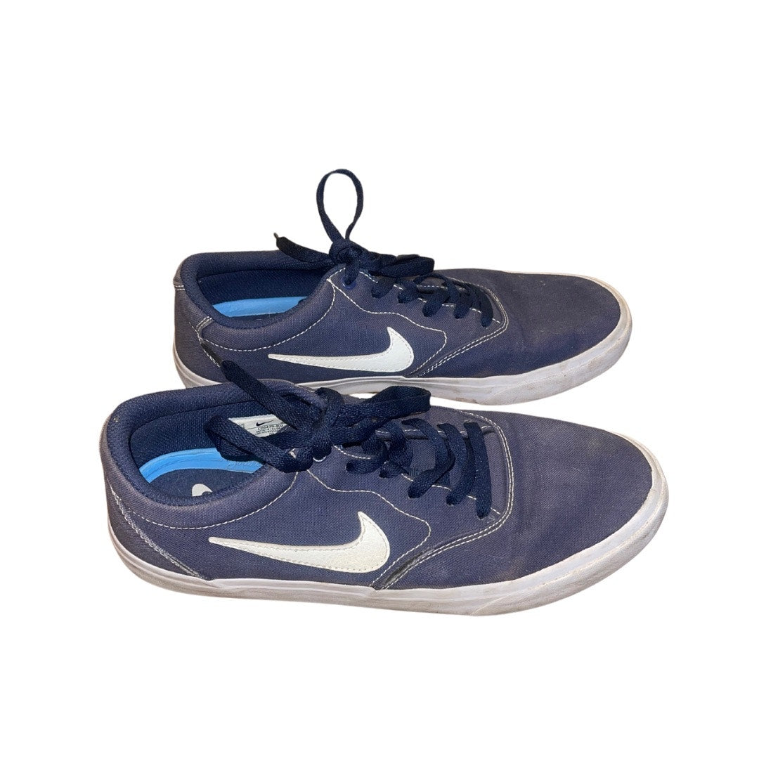 Nike Men's SB Charge Blue Canvas Casual Shoes Sneakers Size 10