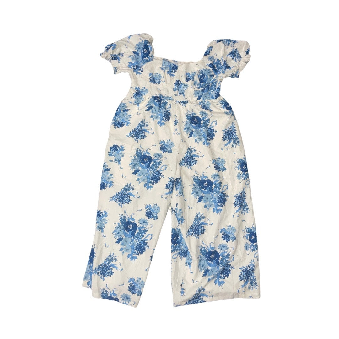 CIDER SQUARE NECK PUFF SLEEVE FLORAL JUMPSUIT CURVE & PLUS SIZE NWT