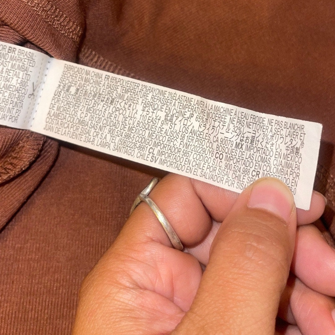 Forever 21 Clean Slate Ribbed Tank Top Mauve Size Large Layered Y2K