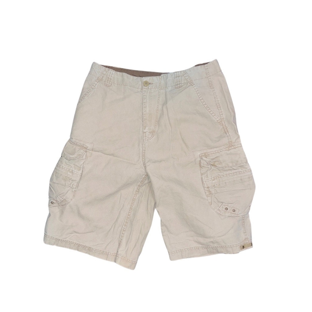 Arizona Mens Khaki Tan Cargo Shorts Size 36