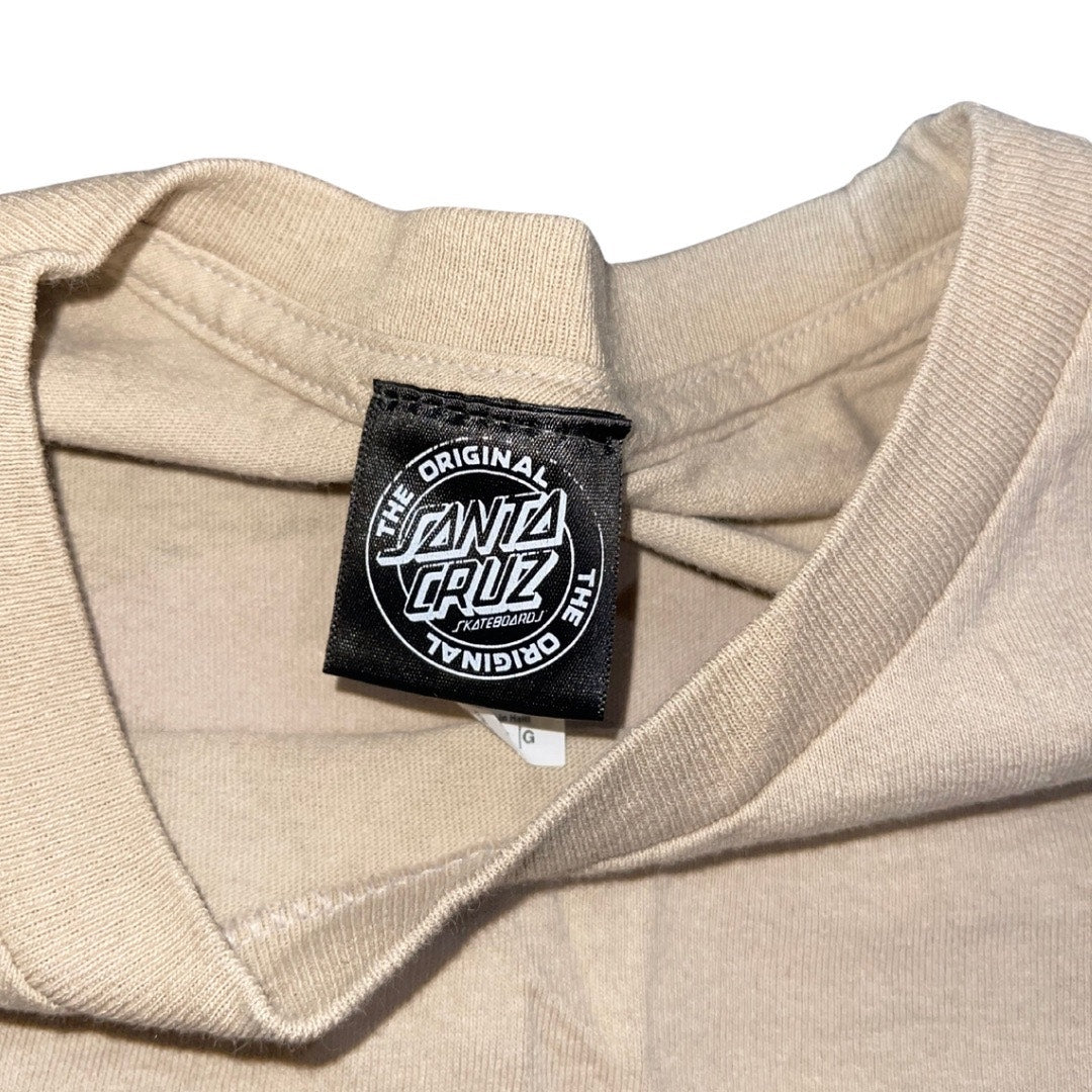 Santa Cruz Skateboard Classic Dot Mens Short Sleeve Shirt Size Large Skater