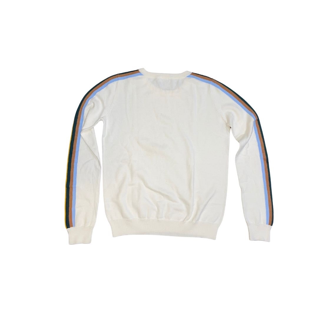 Faherty Womens Jogger Set Crewneck Sweater Joggers Stripes Loungewear Size XS