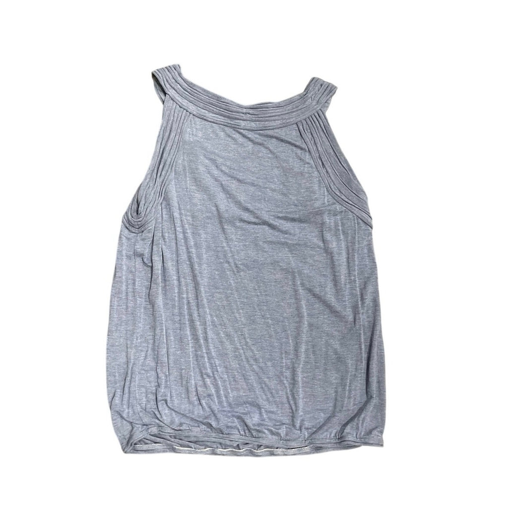 Max Studio Sleeveless Jersey Knit Top High Rounded Neckline Size Medium Tank Top