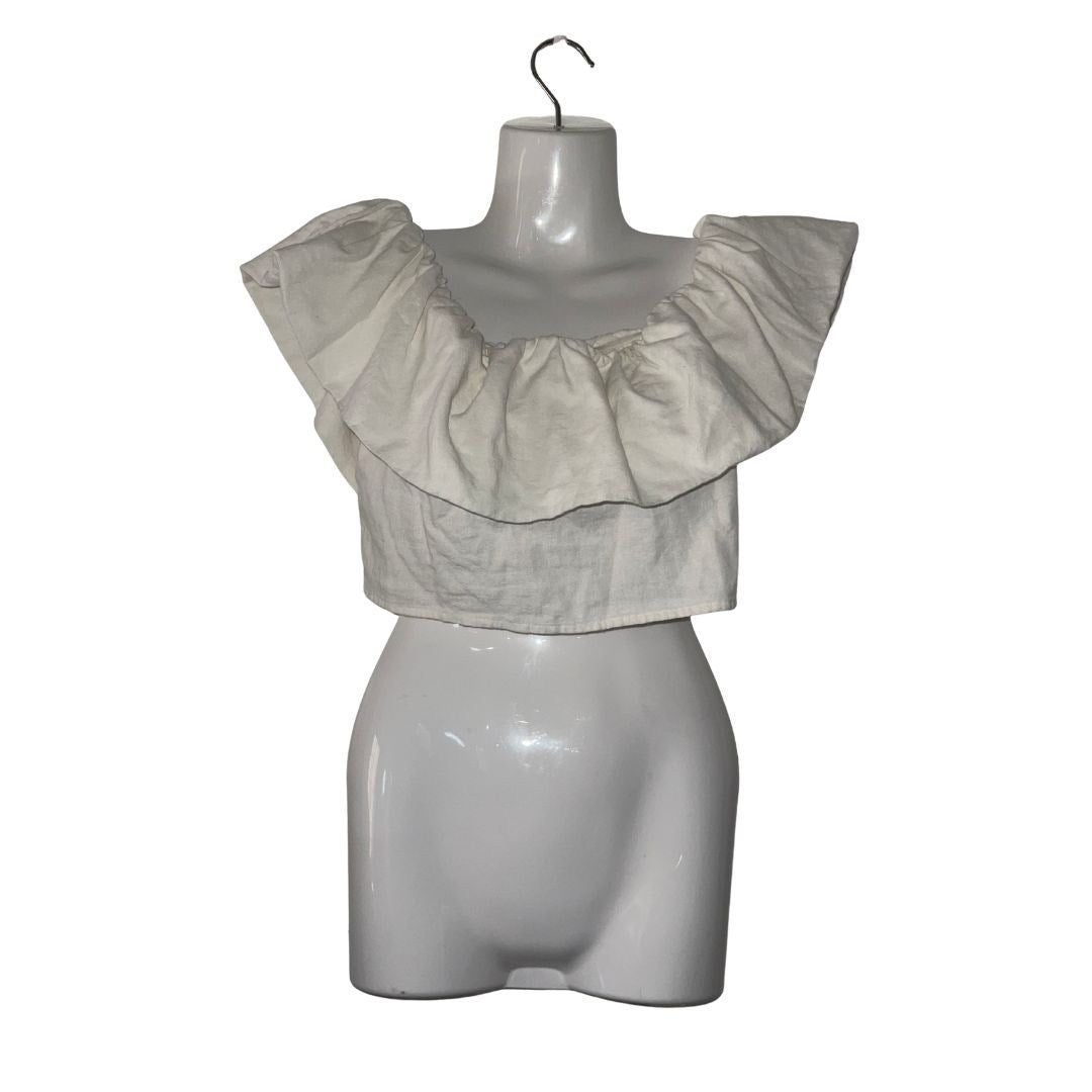 A New Day Smoked Back Off the Shoulder Top Size Small Festival Coachella Cowgirl