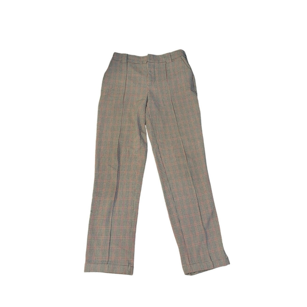 Zara Trafaluc Collection Houndstooth Trouser Pants S Preppy Academia School Girl