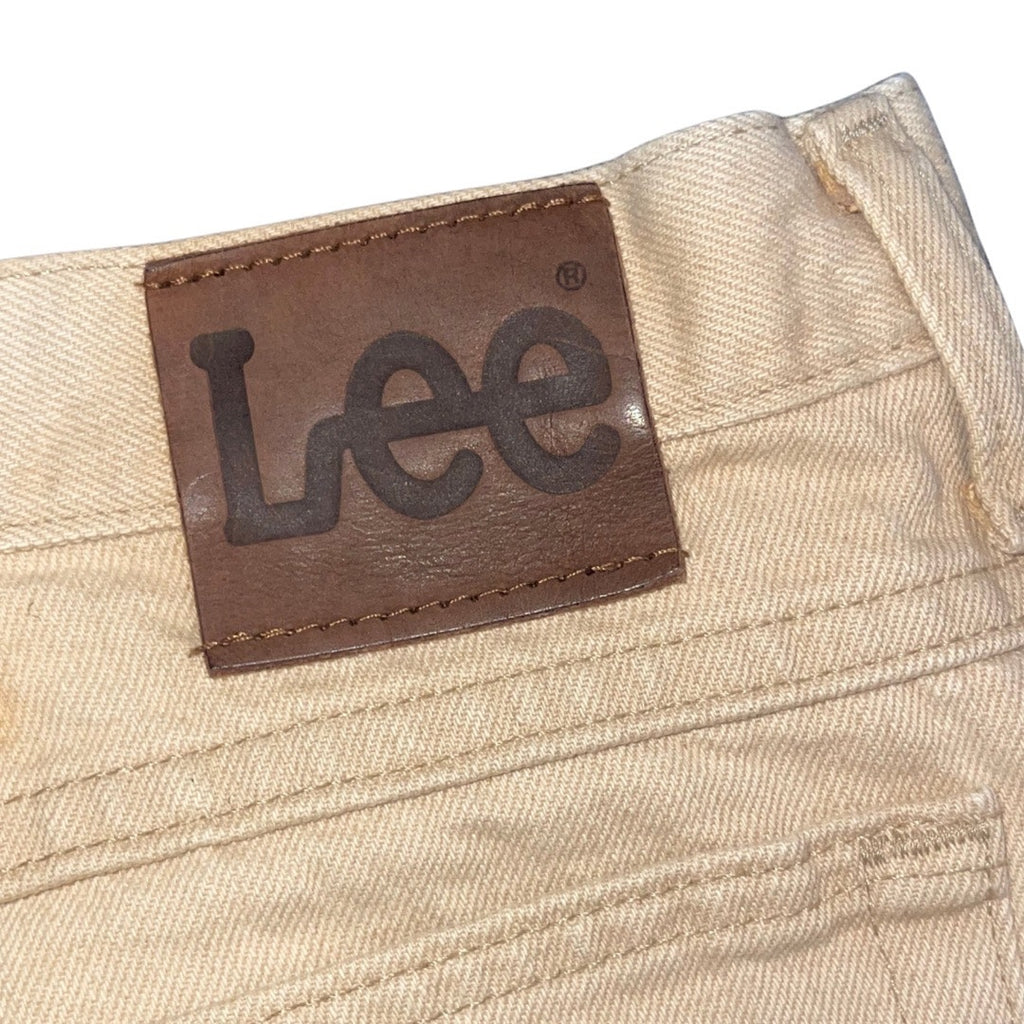 Lee Mens Tan Jeans Pants Size 36X32 Straight Leg Regular Fit Streetwear Casual