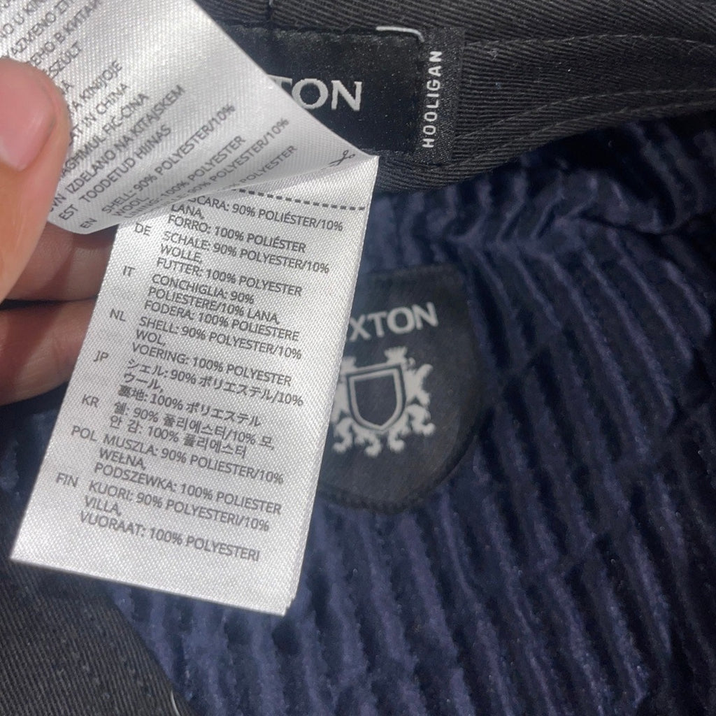 Brixton Hooligan Snap Cap Blue Plaid Size Large 7 1/2  NWT Newspaper Boy