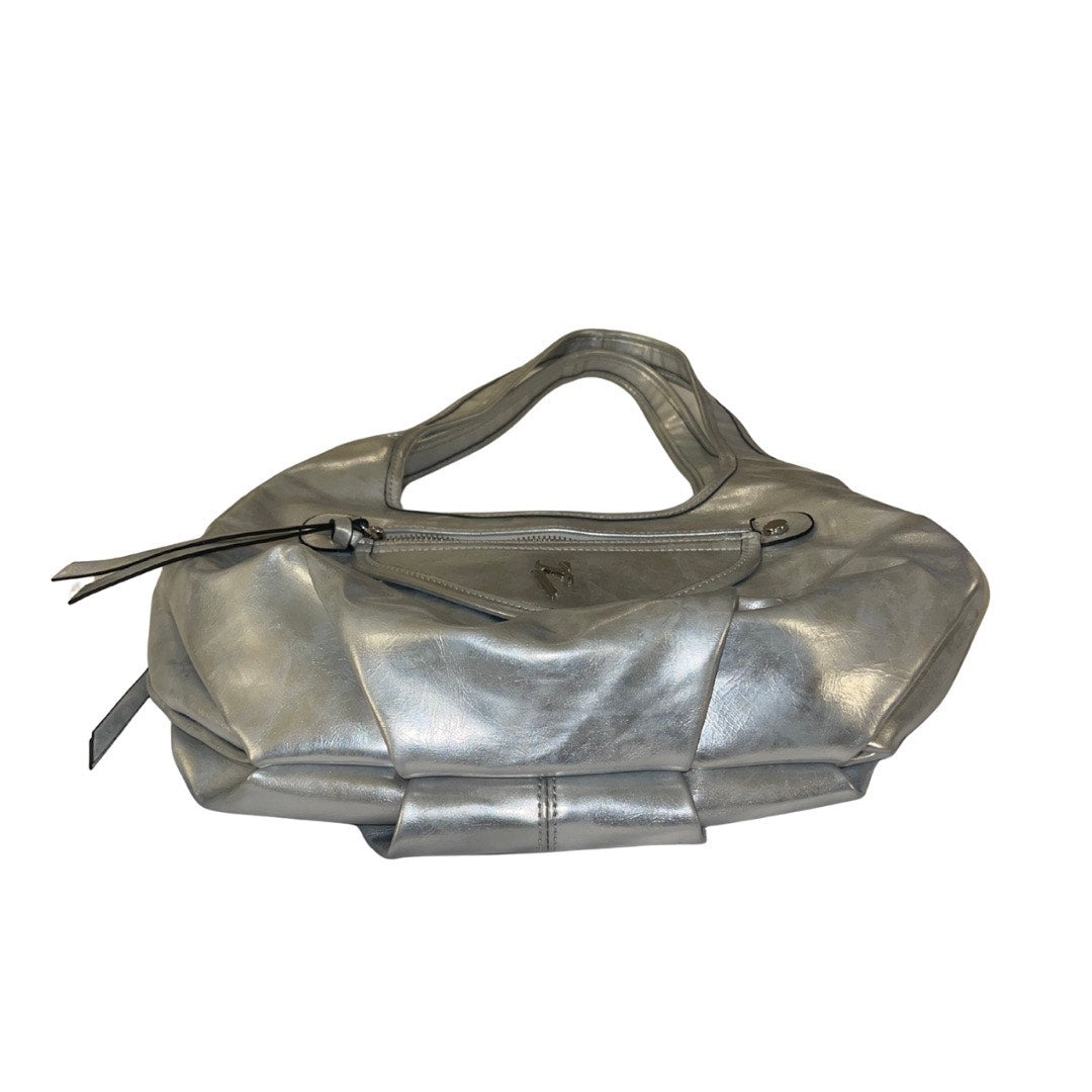 Simply Vera Vera Wang Shoulder Handbag Purse Hobo Silver Y2K