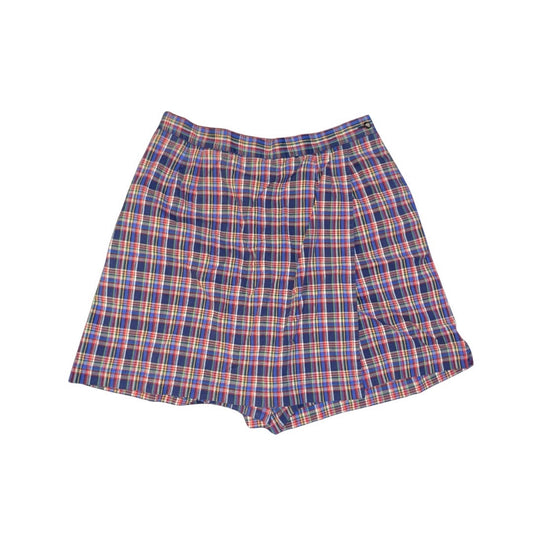Vintage Elisabeth by Liz Claiborne Skort Plaid Cotton Blend Plus Size 22