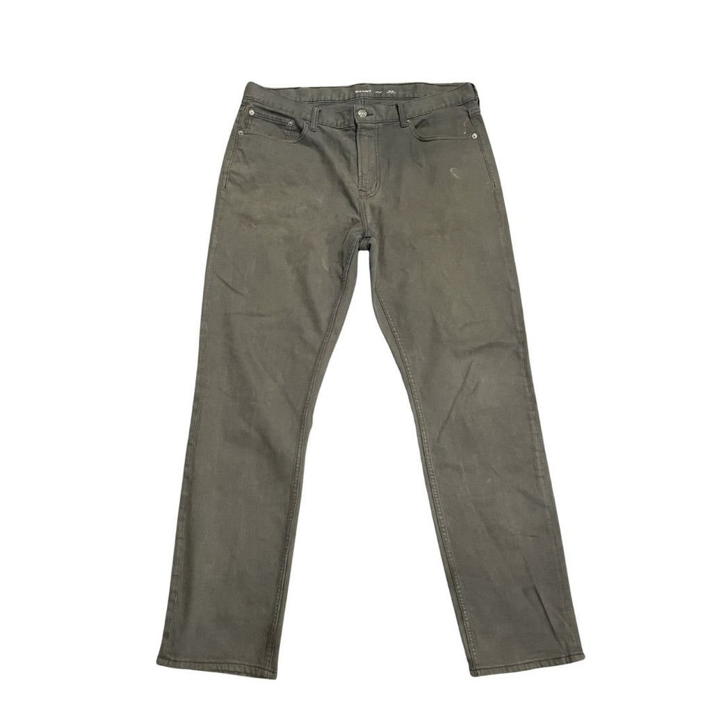 Old Navy Slim Built In Flex Men Gray Denim Pants Size 36X32 Casual Streetwear