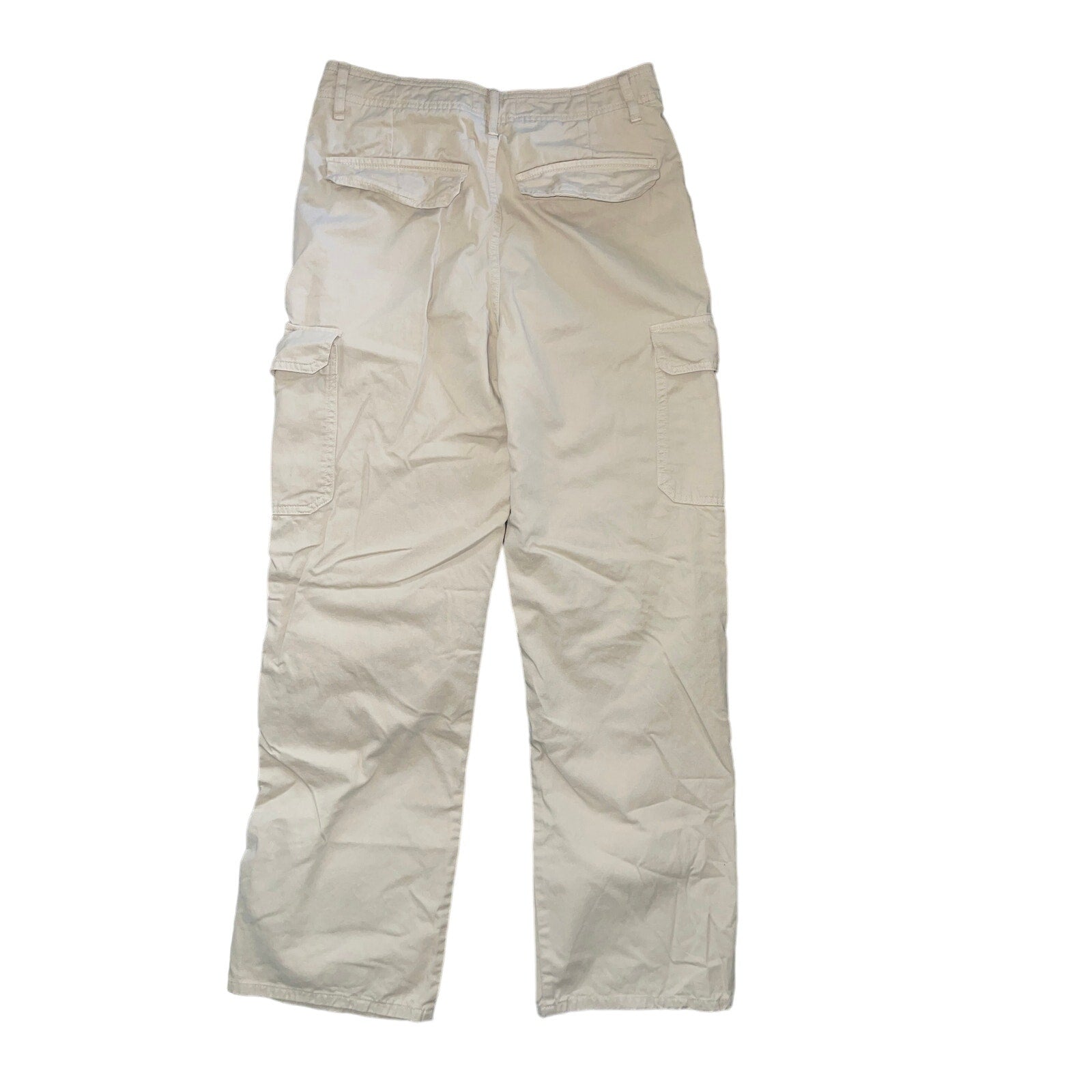 Zara Baggy Cargo Women Pants Relaxed Size 6 Straight Leg Utility Casual Y2K