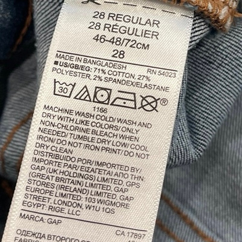 Gap Dark Wash Skinny Denim Jeans Leggings SZ 28 Streetwear Casual Chic