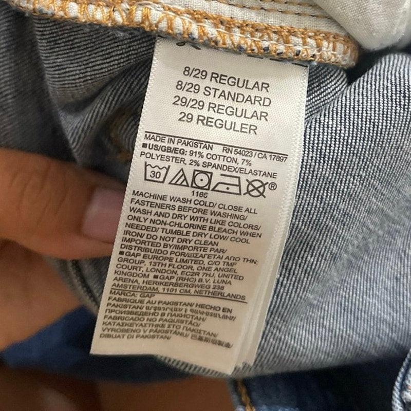Gap Denim Jeans Pants Baby Boot Size 8/29R Streetwear Classic Western Casual
