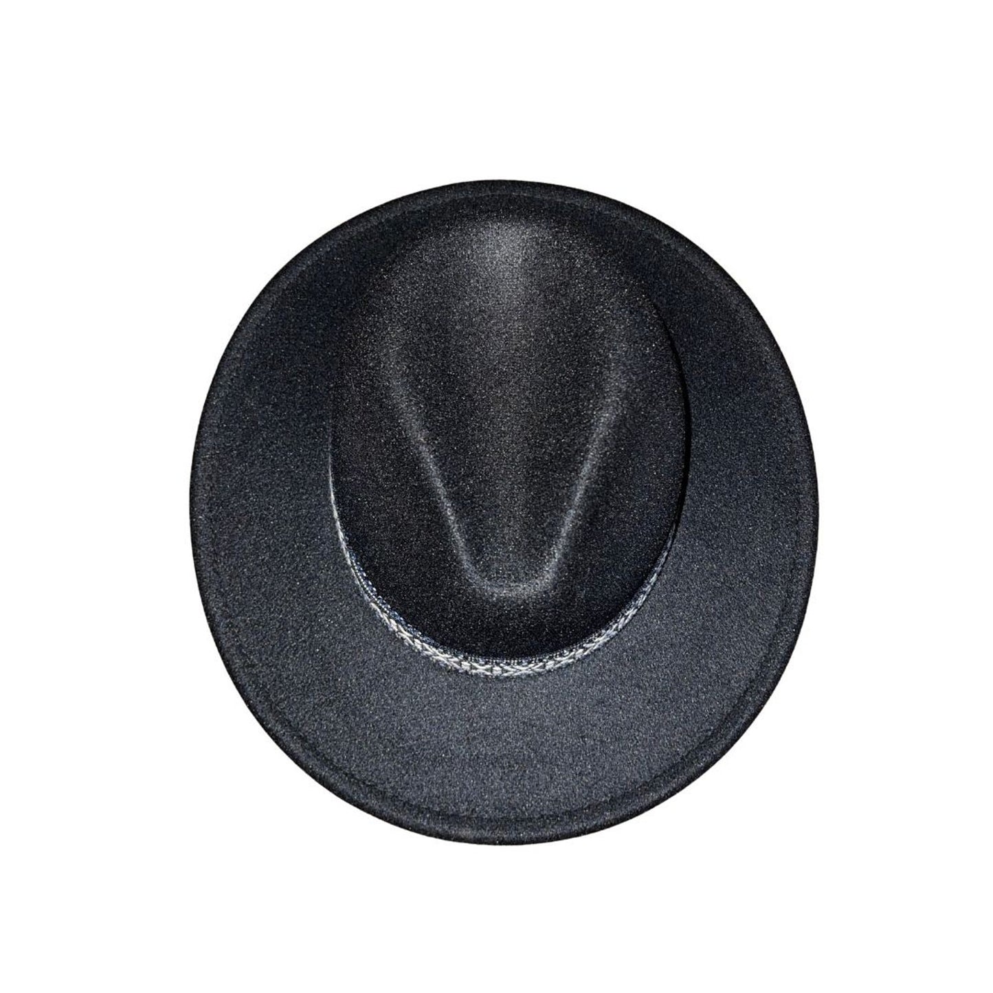 Boho Style Belted Felt Unisex Hat Small Brim adjustable inner string NWT
