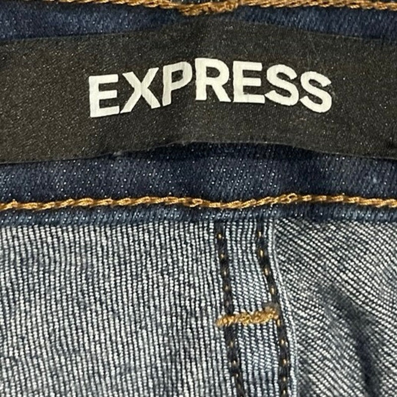 Express Legging Mid Rise Denim Jeans Size 6R Streetwear Classic Chic Casual