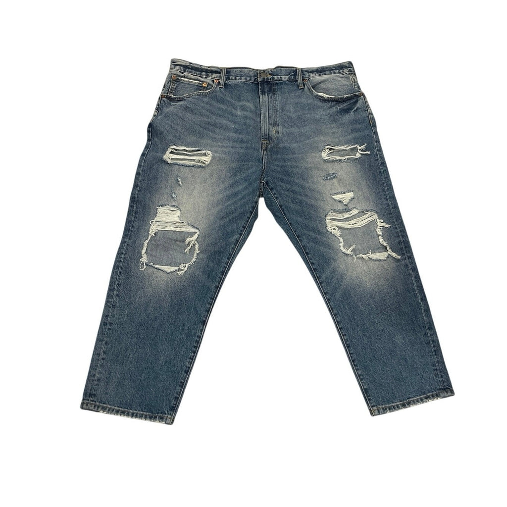 American Eagle Outfitters Relaxed Taper Distressed Denim Jeans 40X30 Streetwear