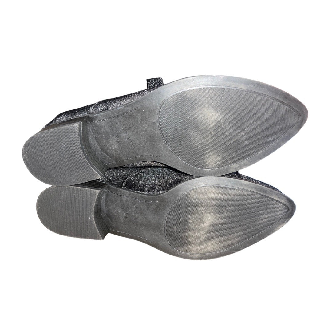 Nine West Lace-up Women's Noceda Velvet Almond Toe Oxford Shoes 80's 90's