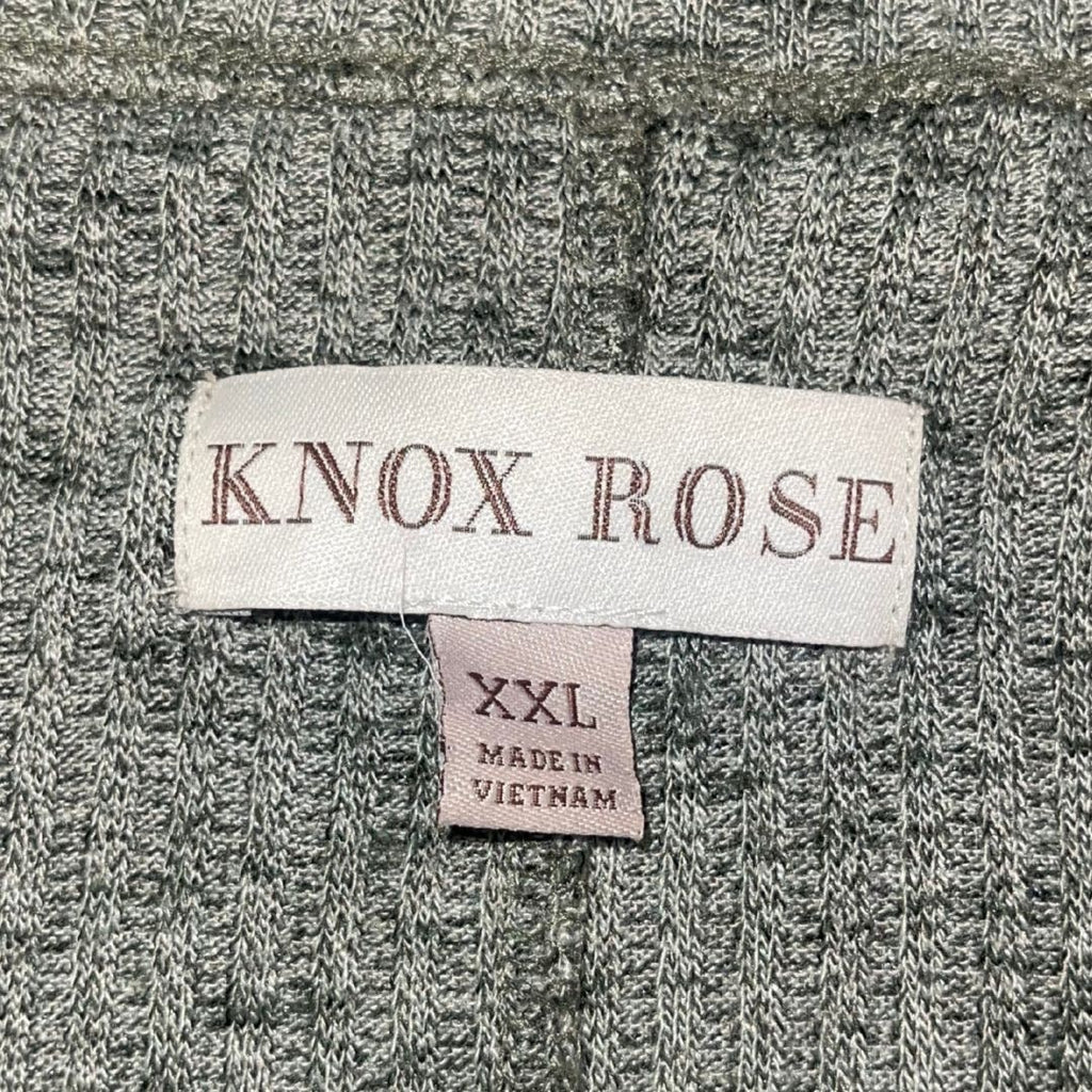 Know Rose Tie Dye Crewneck Sweater Top Green Size XXL Casual loungewear