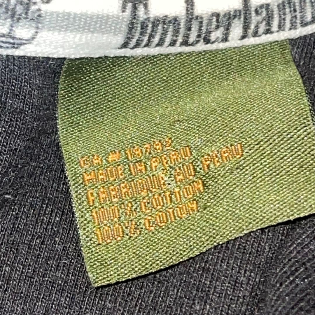 Timberland Logo Quarter Zip Pullover Sweater Mock Neck SZ XL 90s Rugby Tall Y2K