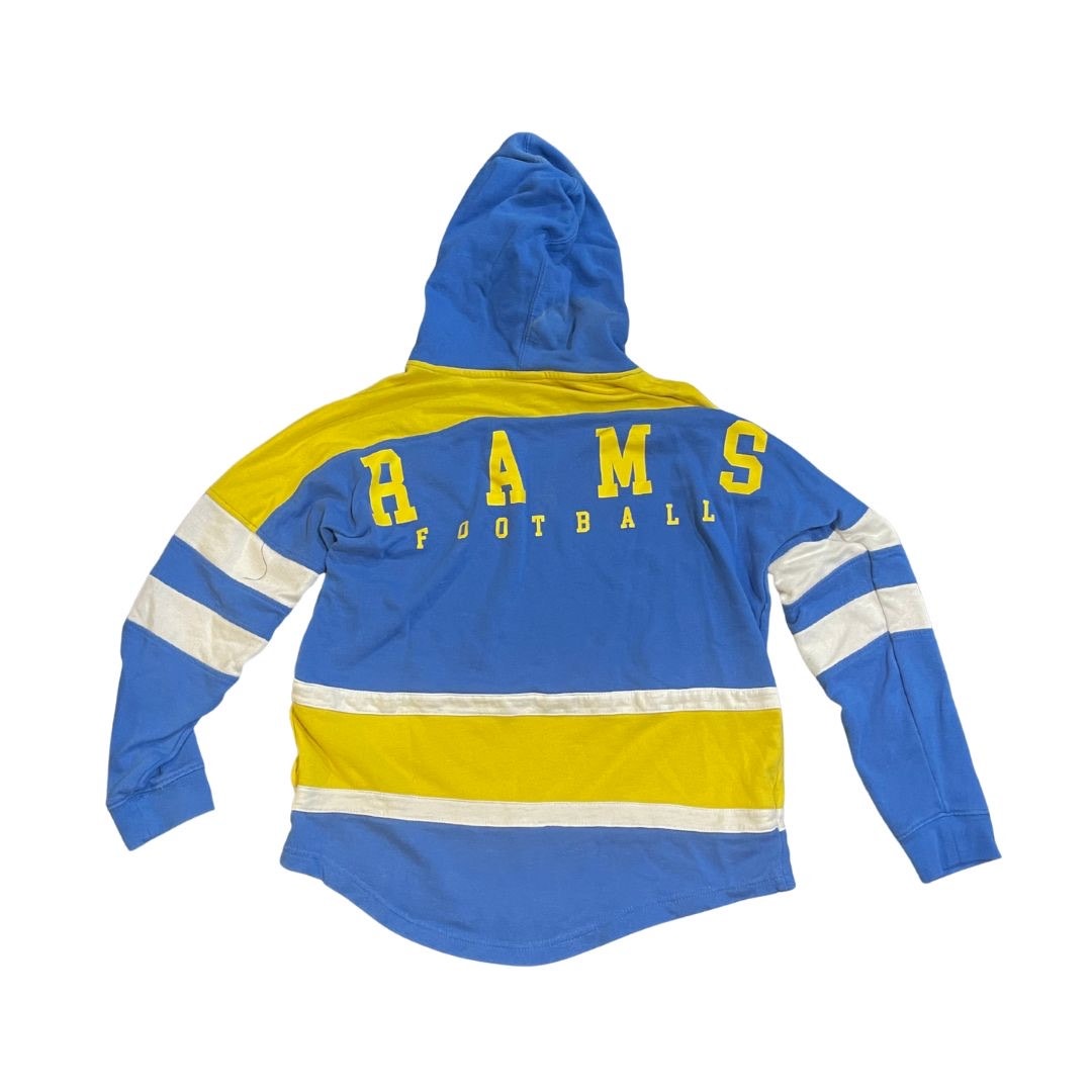 Los Angeles Rams NFL Team Apparel Hoodie Size Medium Football Sports Athletic