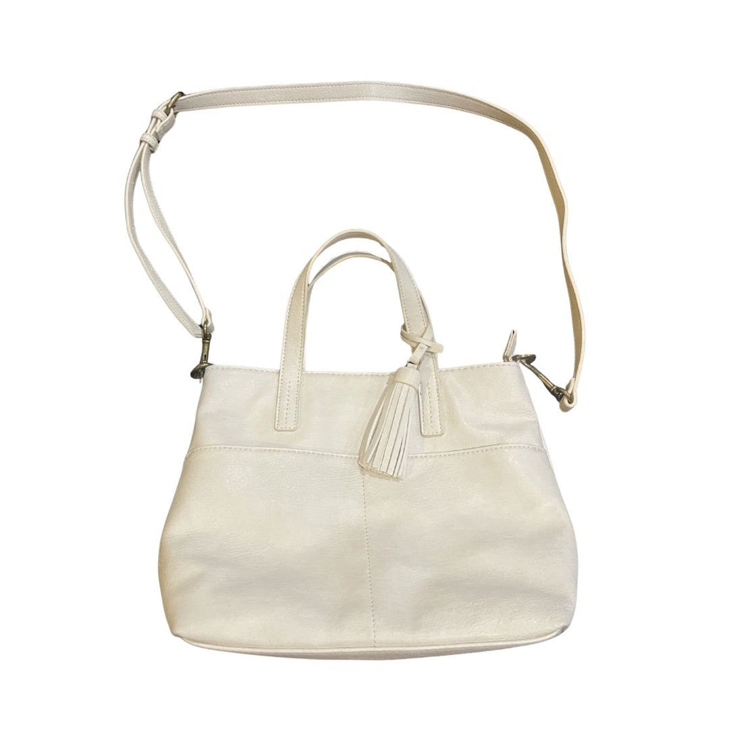 Sonoma Goods For Life Mini Pocket Tote Bag Crossbody Faux Leather Boho Chic