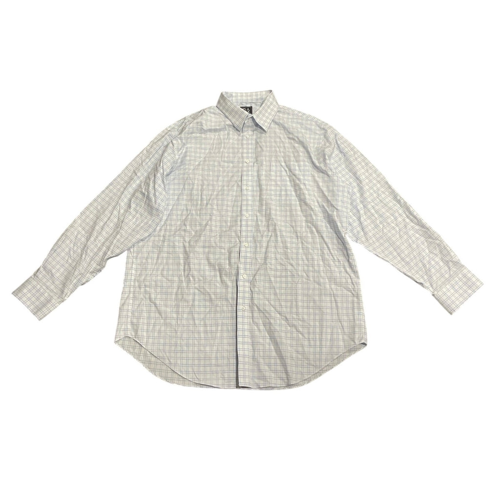Jos. A. Bank Traveler Long Sleeve Button Shirt 17 1/2 Business Casual OfficeWear