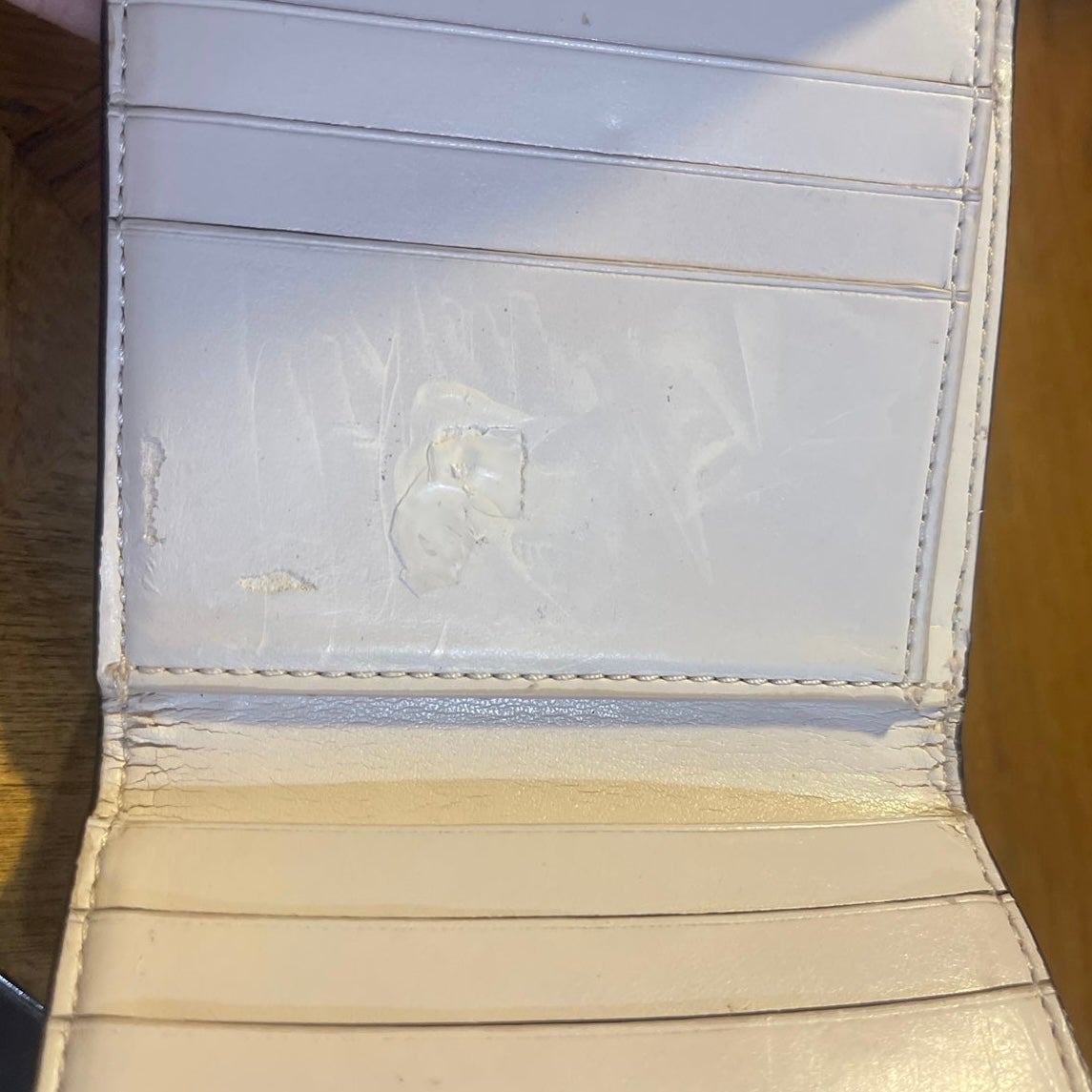 Coach Signature Canvas Small Trifold Compact Wallet Accessories