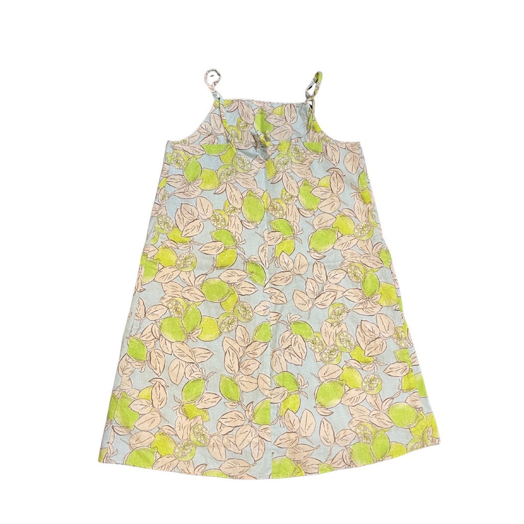Zara Kids Sleeveless Sun Dress Citrus Floral Print Size 11-12 Kidscore Summer