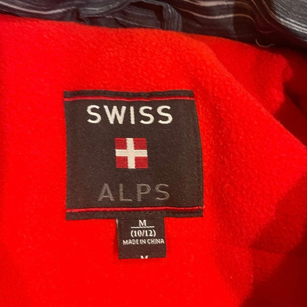 Swiss Alps Youth Boys Winter Ski Jacket SZ M 8-10 Performance Winter Kidscore