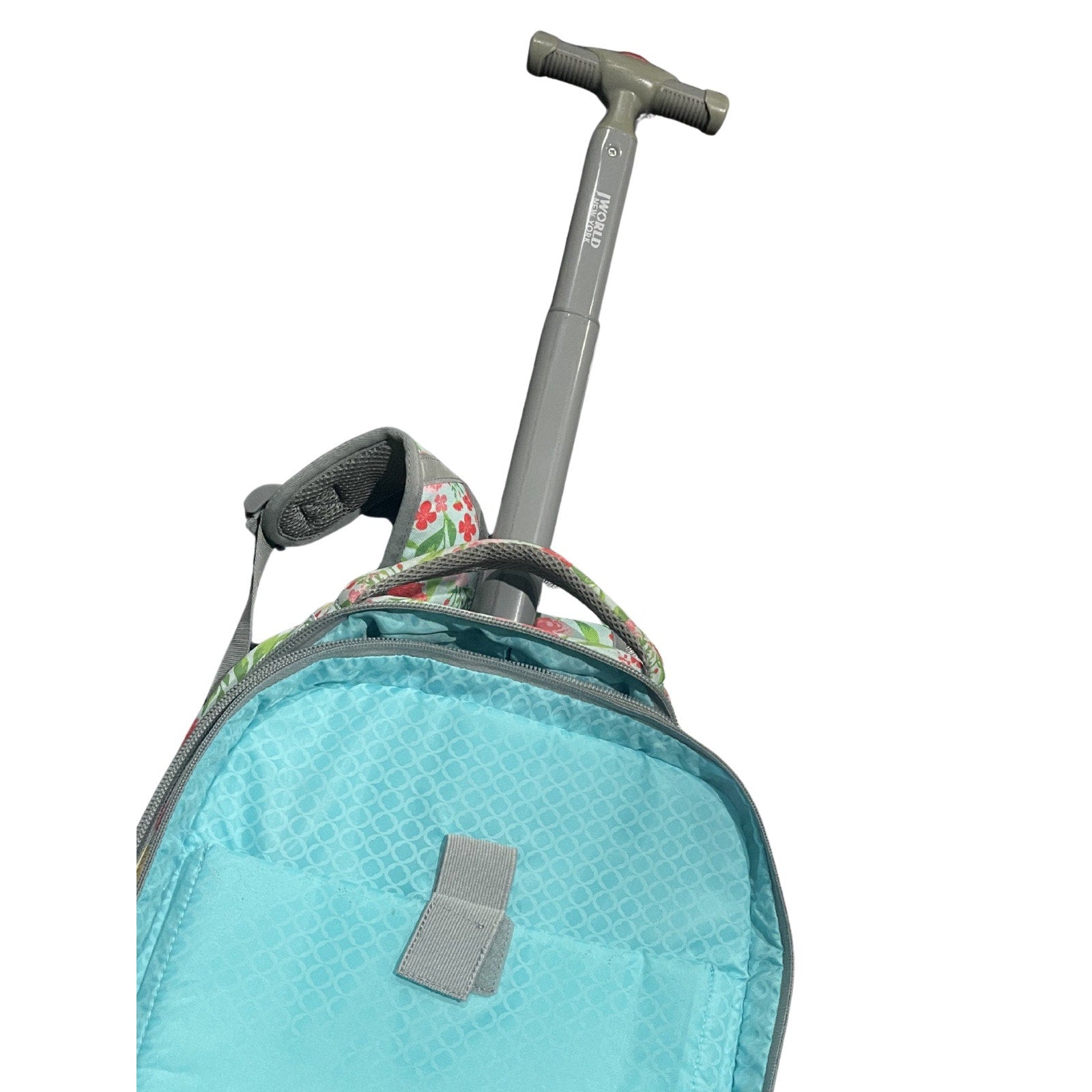 J World Sundance Laptop Rolling Backpack Floral School Work Travel Vacation