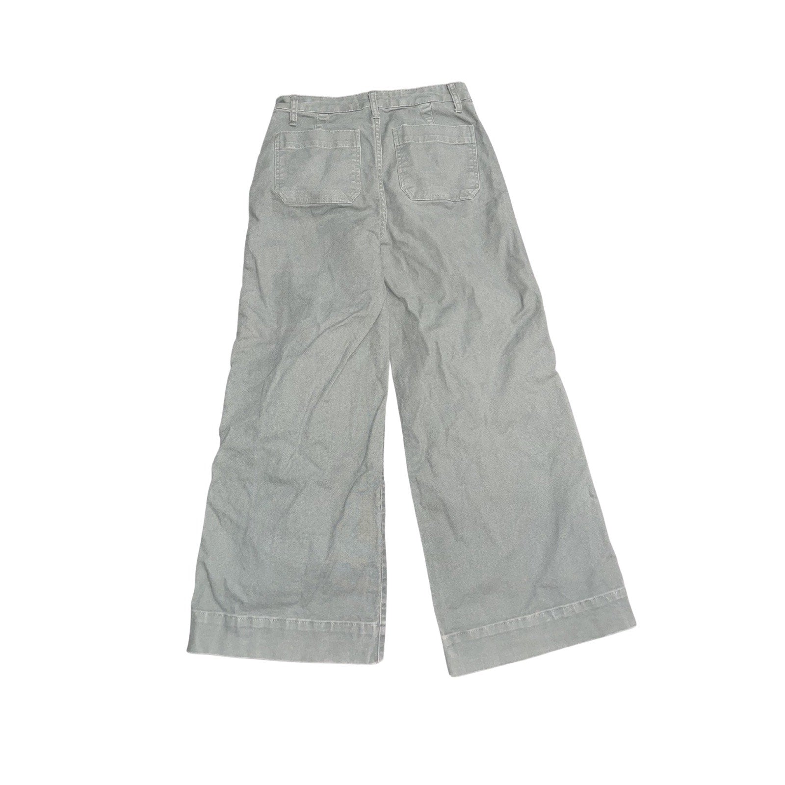 Madewell Emmett Wide Leg Crop Pants Pockets Size 27 High Waist Relaxed Fit