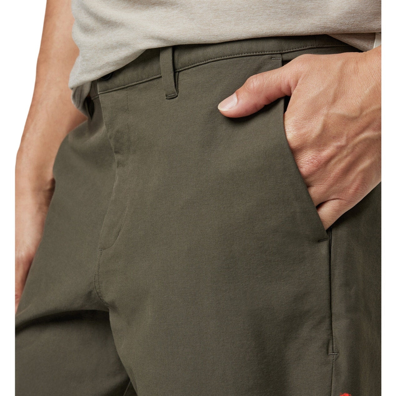 Vuori Aim Canvas Pants Dark Oregano SZ 34 Outdoors Golf Travel Athletic Fit NWT