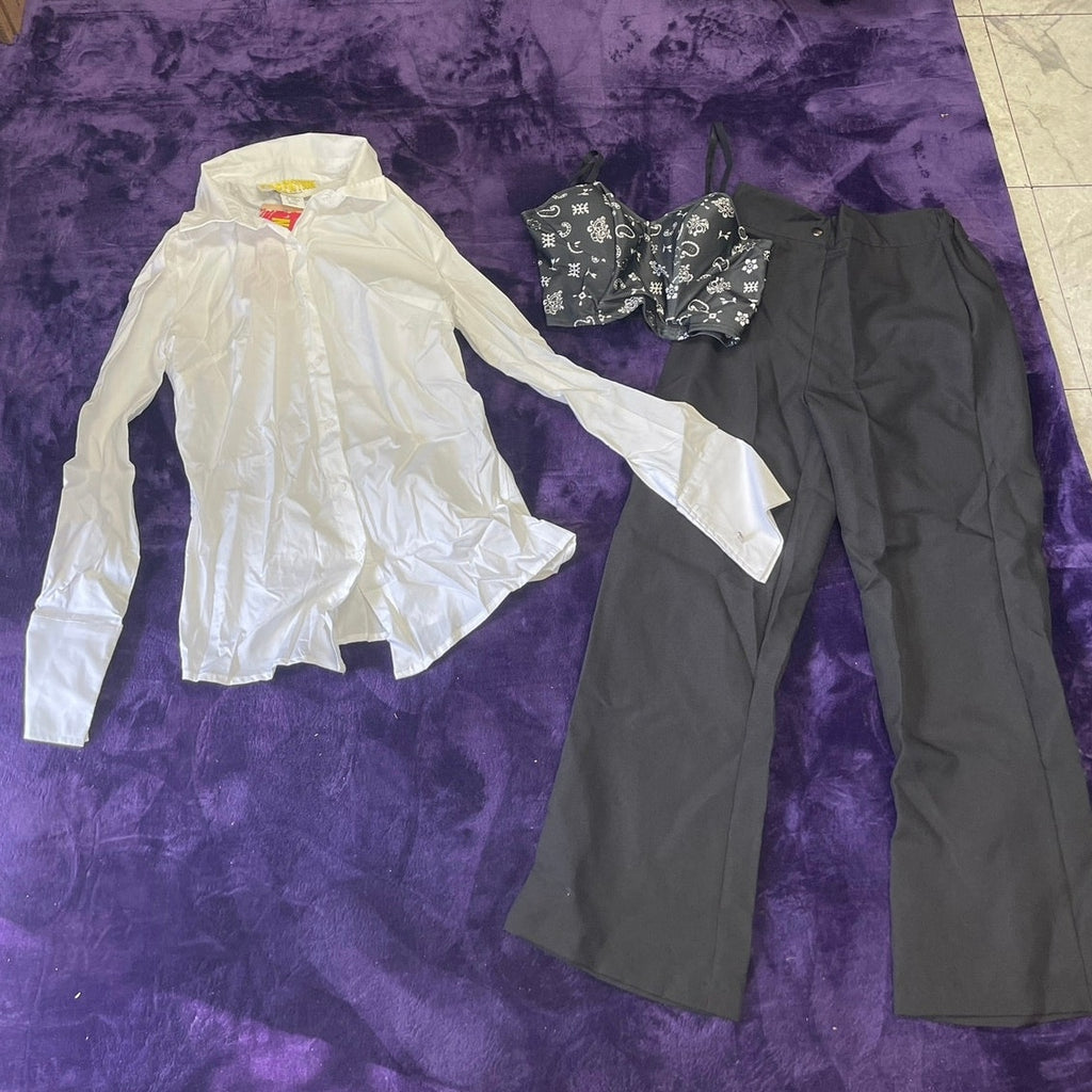 Halloween Costume Mia Wallace Pulp Fiction Adult SZ S Uma Thurman Cosplay