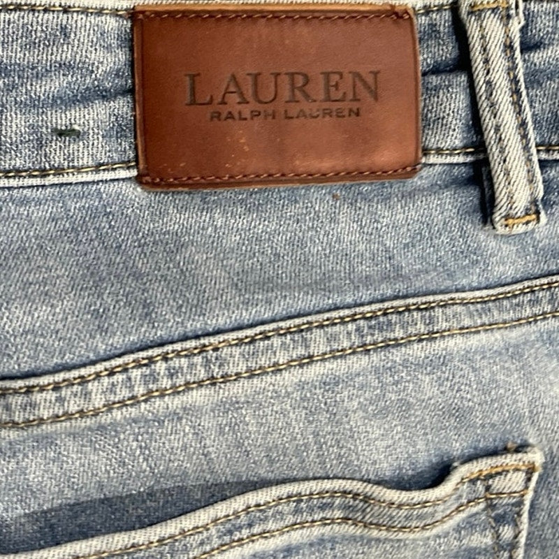 Lauren Ralph Lauren Premium Straight Denim Jeans Size 14 Streetwear Casual