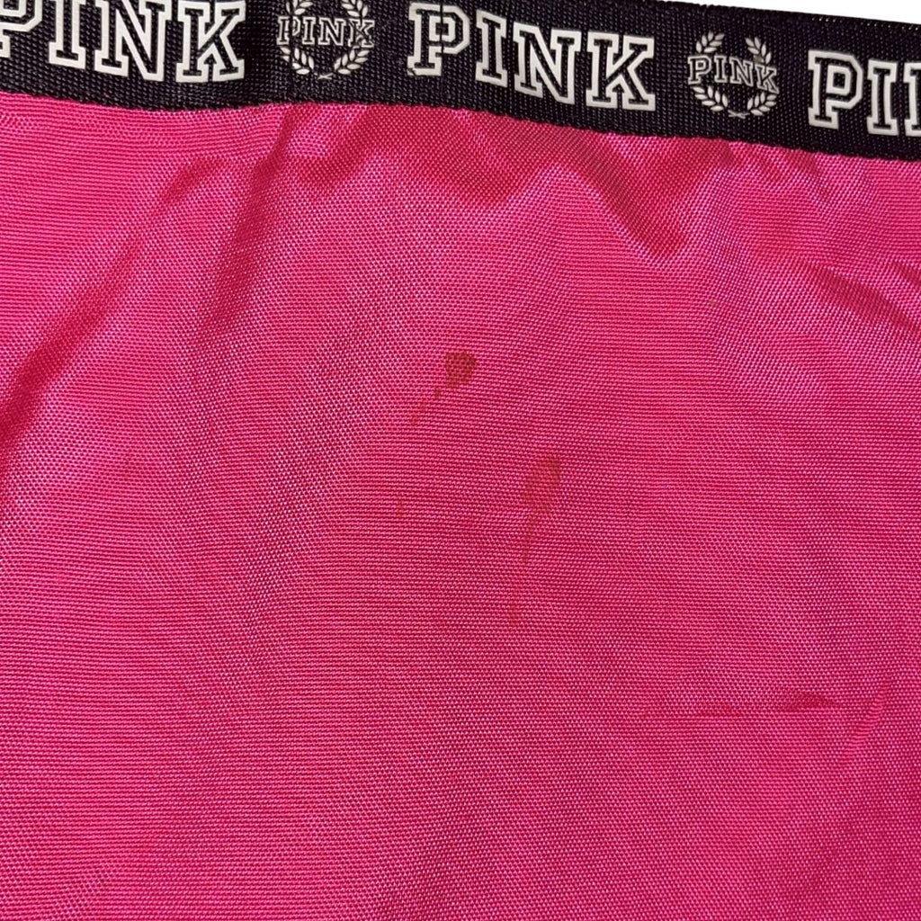 Victoria's Secret PINK Nylon Canvas Tote Bag Y2K Travel Carry On Weekender
