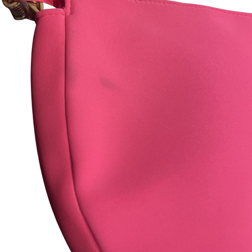 Lilly Pulitzer Giavanna Neoprene Hot Pink Crossbody Crescent Bag NEW Barbie