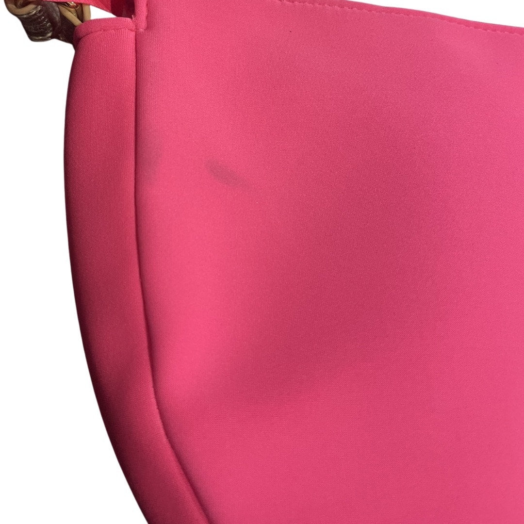 Lilly Pulitzer Giavanna Neoprene Hot Pink Crossbody Crescent Bag NEW Barbie