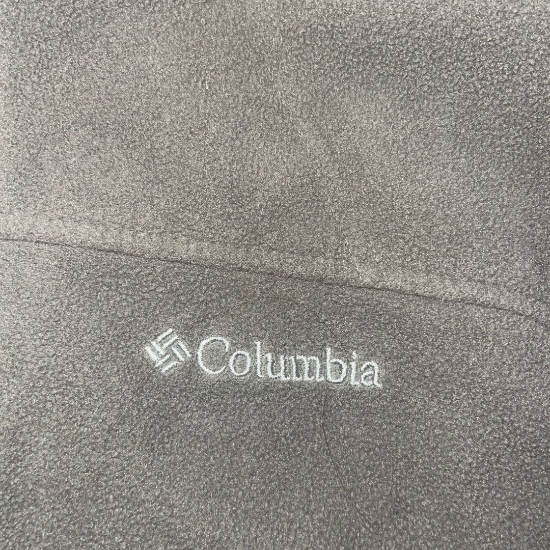 Columbia Bundle Gray Black Mock Neck Fleece Jacket Full Zip Small Lightweight