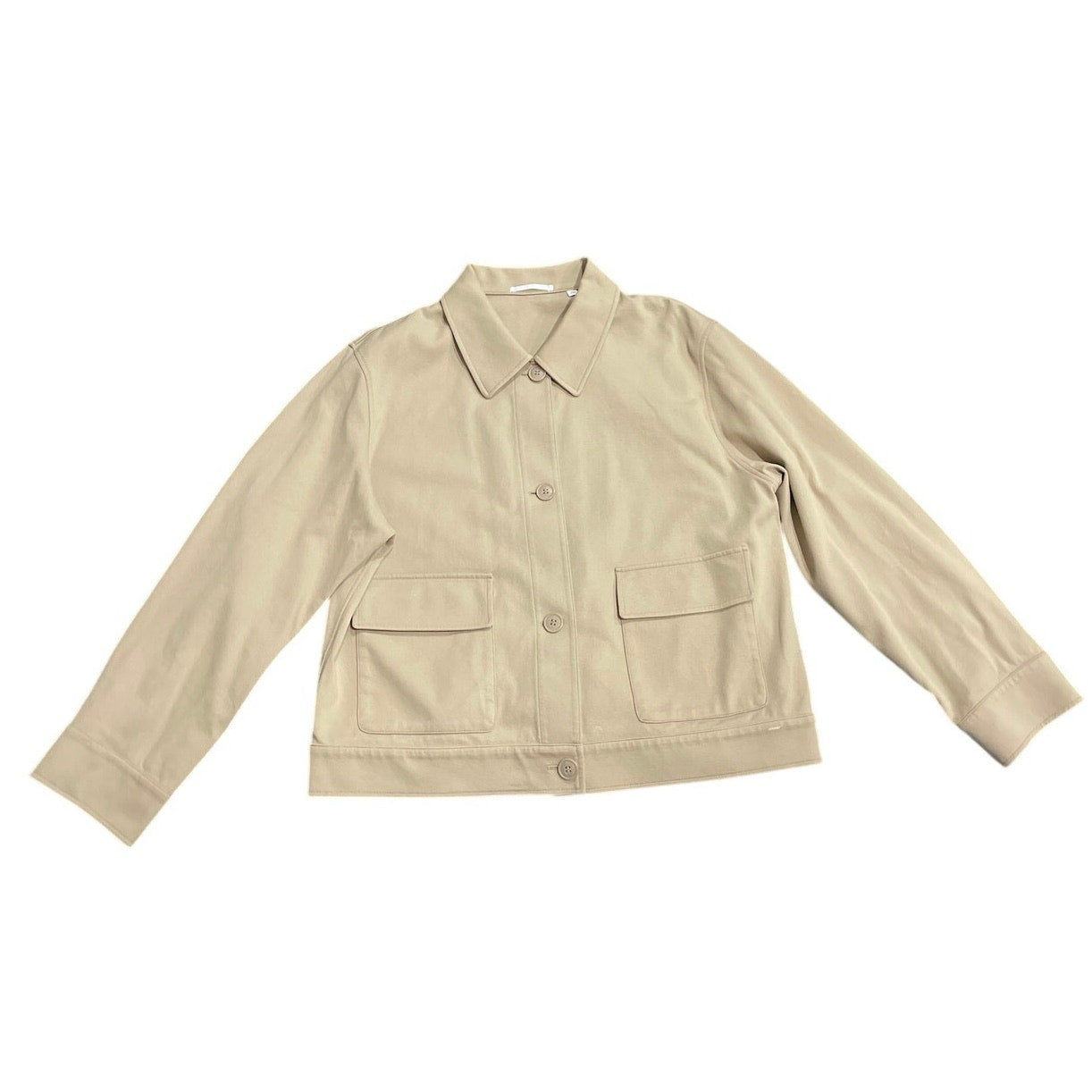 UNIQLO Jersey Relaxed Boxy Oversized Jacket XL Utility Pockets Casual Streetwear