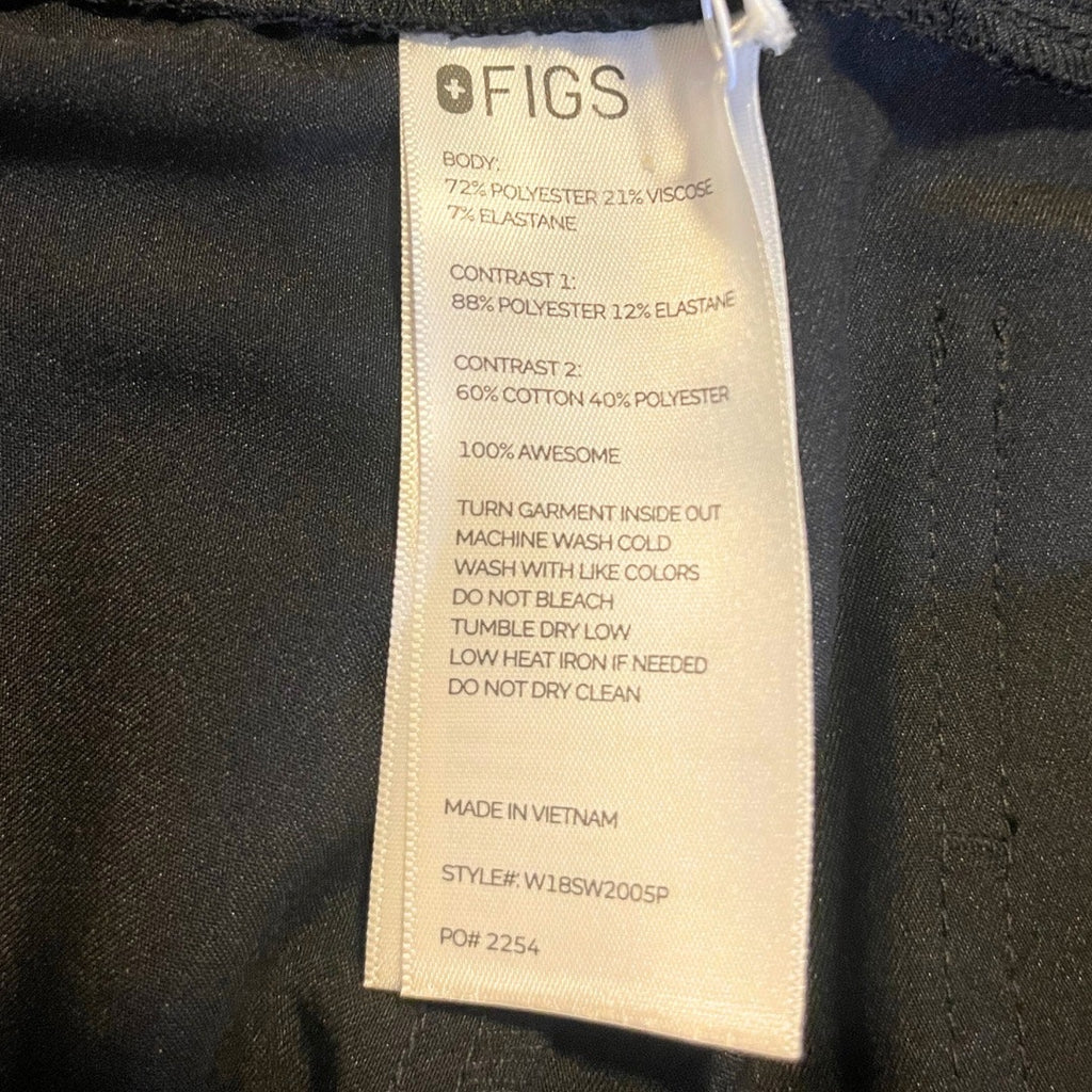 FIGS Zamora Joggers Scrub Pants Pockets Size Large Petite Elastic Waistband NWT