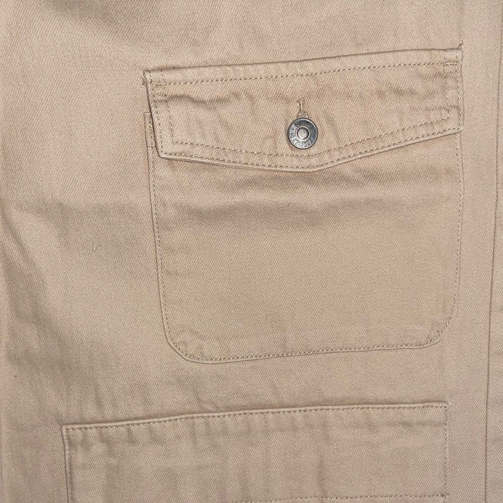 Forever 21 Cargo Tan Wide-Leg Fit Pants Cargo Pockets Size XL Y2K NWT