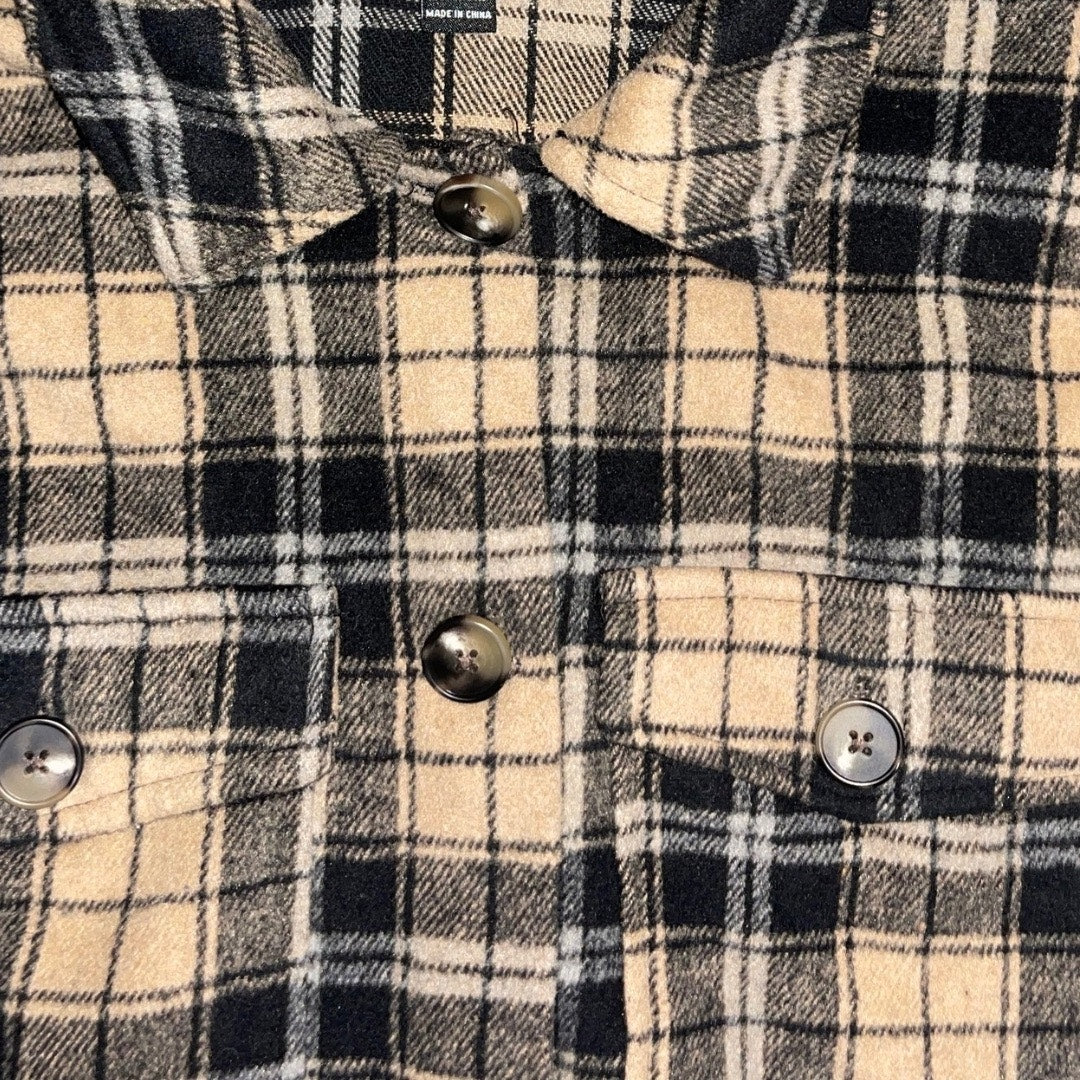 Forever 21 Women's Plaid Flannel button up shacket size Small