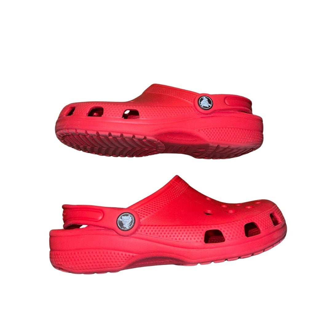 CROCS Classics Kids Shoes Red Pepper Size 3